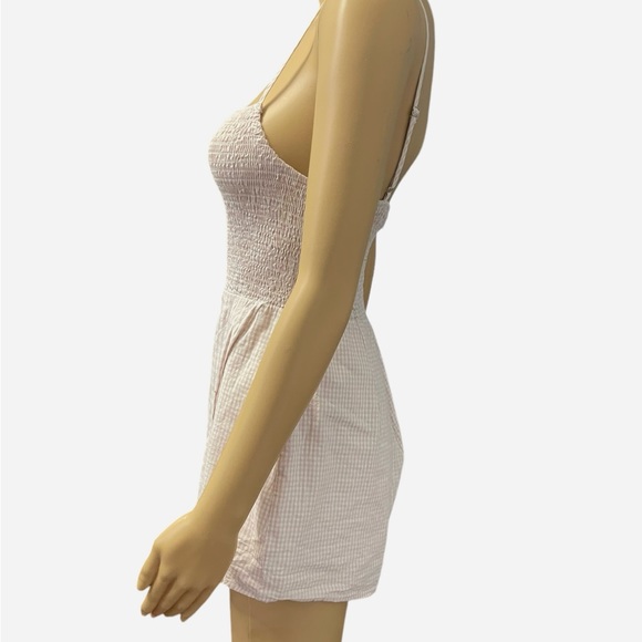 URBAN OUTFITTERS pink checkered skort romper size Small - Picture 4 of 9